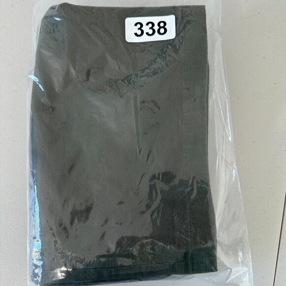 J Crew Point Sur High Waist Pants Size 28 Tall Olive Green Wide Leg - Picture 13 of 13